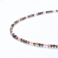 Lizzie Black Rhodochrosite Necklace