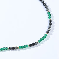 Sura Snowflake Jasper Necklace