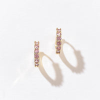 Annie Subtle Pink Hoops