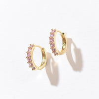 Annie Subtle Pink Hoops