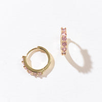 Annie Subtle Pink Hoops