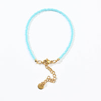 Leena Beaded Bracelet | Turquoise Blue