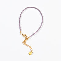 Leena Beaded Bracelet | Purple Haze