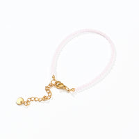 Leena Beaded Bracelet | Baby Pink