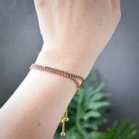 Laura Tennis Bracelet | Cocoa