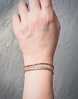 Laura Tennis Bracelet | White