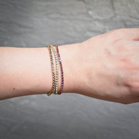 Laura Tennis Bracelet | Cocoa