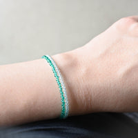 Leena Beaded Bracelet | Crystal Gray