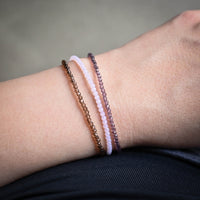 Leena Beaded Bracelet | Warm Mauve