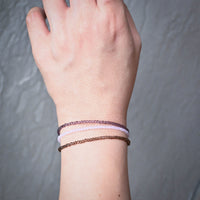 Leena Beaded Bracelet | Warm Mauve
