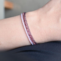 Leena Beaded Bracelet | Baby Pink