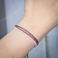 Leena Beaded Bracelet | Purple Haze
