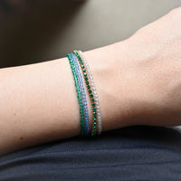 Leena Beaded Bracelet | Fresh Emerald