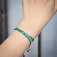 Leena Beaded Bracelet | Crystal Blue