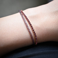 Leena Beaded Bracelet | Purple Haze