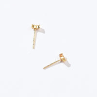 Luna Moon Studs | Gold