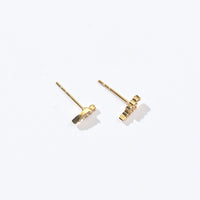 Lightning Bolt Studs | Gold