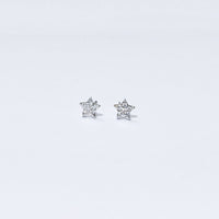 Starlight Star Studs | Silver