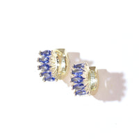 Jada Hoops | Indigo 14k Gold