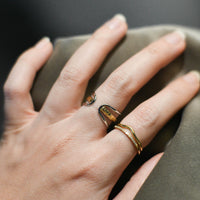 Amber Prism Ring