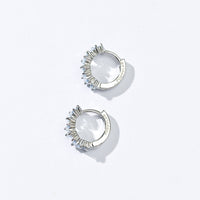 Gigi Cluster Huggies | Halo Blue Silver