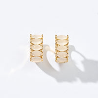 Jada Hoops | Porcelain Gold