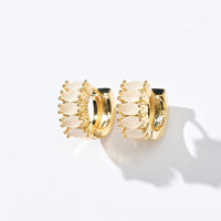 Jada Hoops | Porcelain Gold