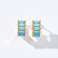 Jada Hoops | Capri Blue Gold