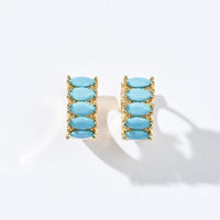 Jada Hoops | Capri Blue Gold