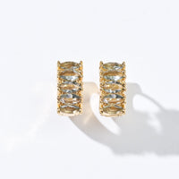 Jada Hoops | Angel Grey Gold