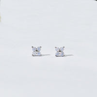 Orkid Studs | Opal Silver