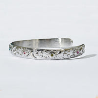 Devon Colortura Cuff Bangle | Silver