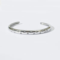 Rosaline Star Cuff Bangle | Silver
