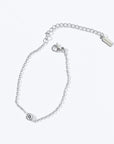 Lily Dainty Bracelet | Silver