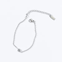 Lily Dainty Bracelet | Silver