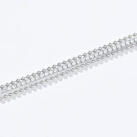 Nat Triple Tennis Bracelet | Silver
