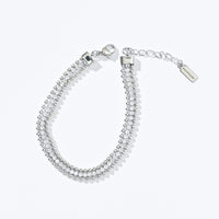 Nat Triple Tennis Bracelet | Silver