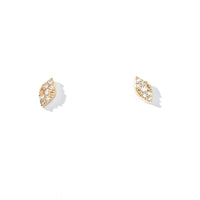 Naomi Marquise Studs | Gold