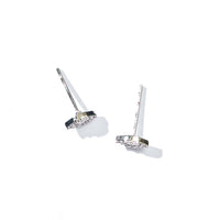 Naomi Marquise Studs | Silver