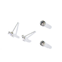 Iman Minimalist Studs | Silver