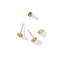 Annalis Pink Flower Studs