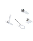 Olivia Flower Studs | Silver