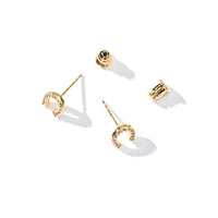 Jeannie Horseshoe Studs | Gold