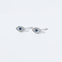 Zara Evil Eye Studs | Silver
