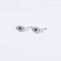 Zara Evil Eye Studs | Silver