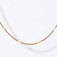 Carrey Hammered Necklace | Gold