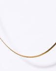 Lorelai 2mm Snake Necklace | Gold