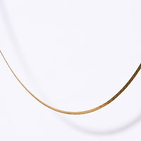 Lorelai 2mm Snake Necklace | Gold