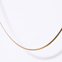Lorelai 2mm Snake Necklace | Gold