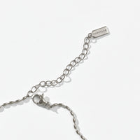 Cora Beaded Necklace | Silver